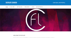 Desktop Screenshot of faithlifechurch.cc